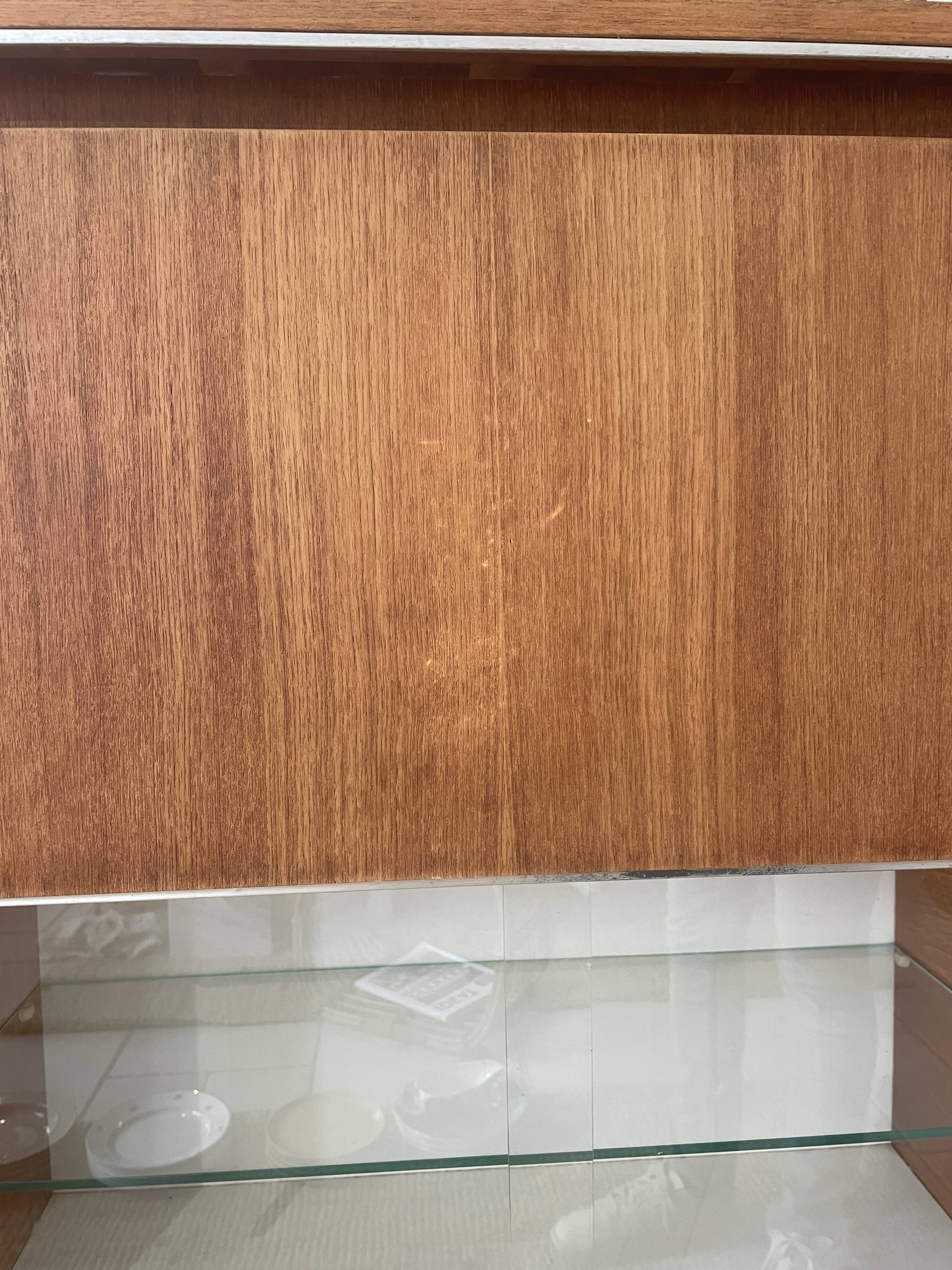 Vintage teak high sideboard