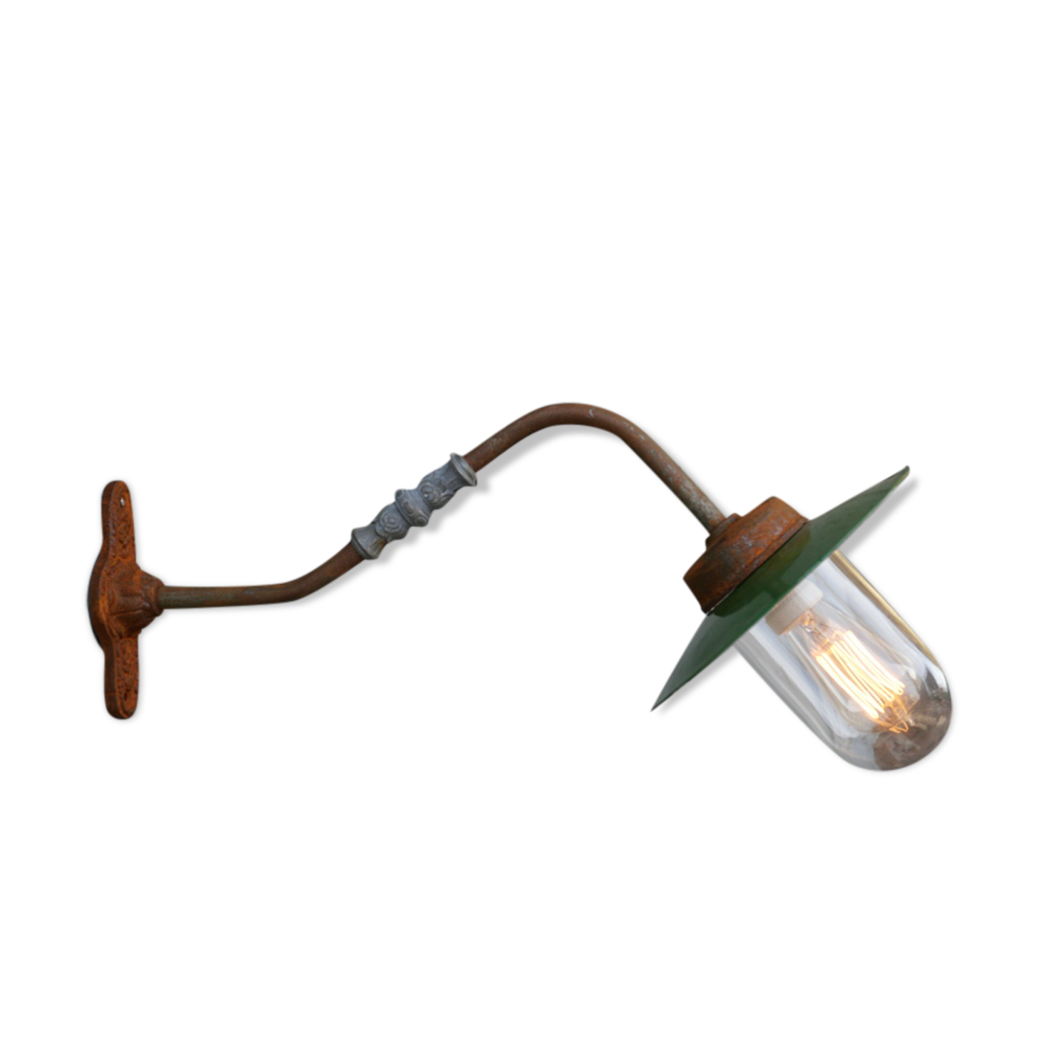 Apply metal and cast swan collar