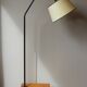 Floor lamp , scoubidou, and black painted metal