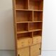 Mid century wall unit with open bookcase