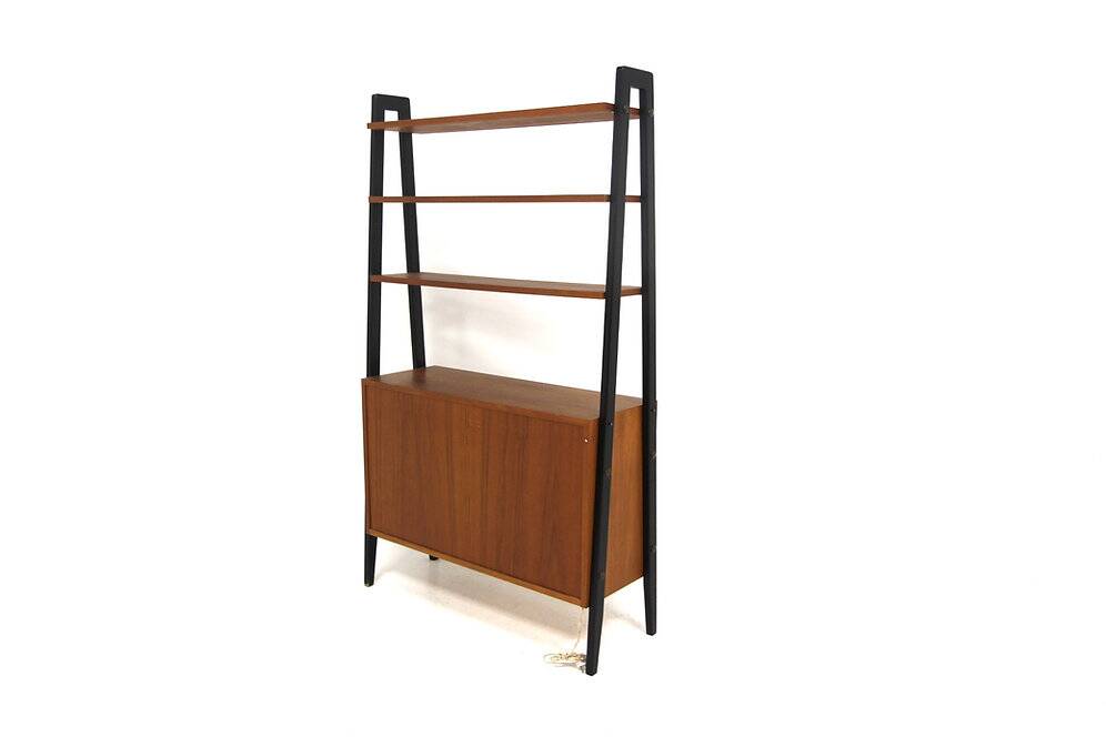 Scandinavian "Tema" teak bookcase, Möbel-Ikea, Sweden, 1960