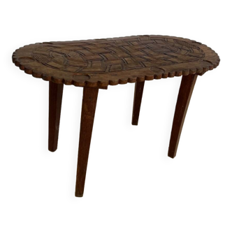 Table basse artisanat africain années 60