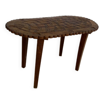 African craft coffee table from the 60s