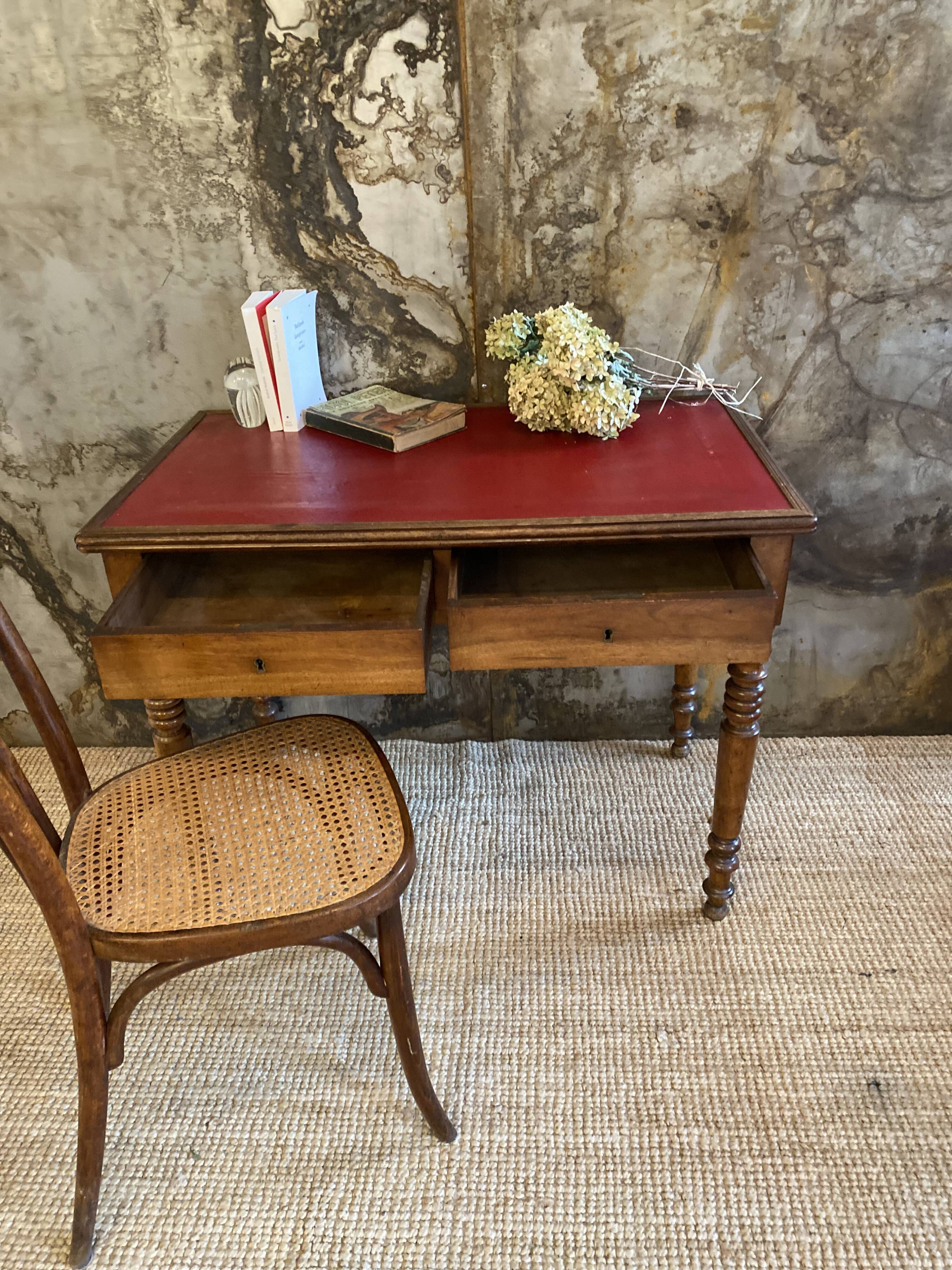 Old desk with drawers