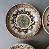 Set of 4 cups or Horezu pottery, signed