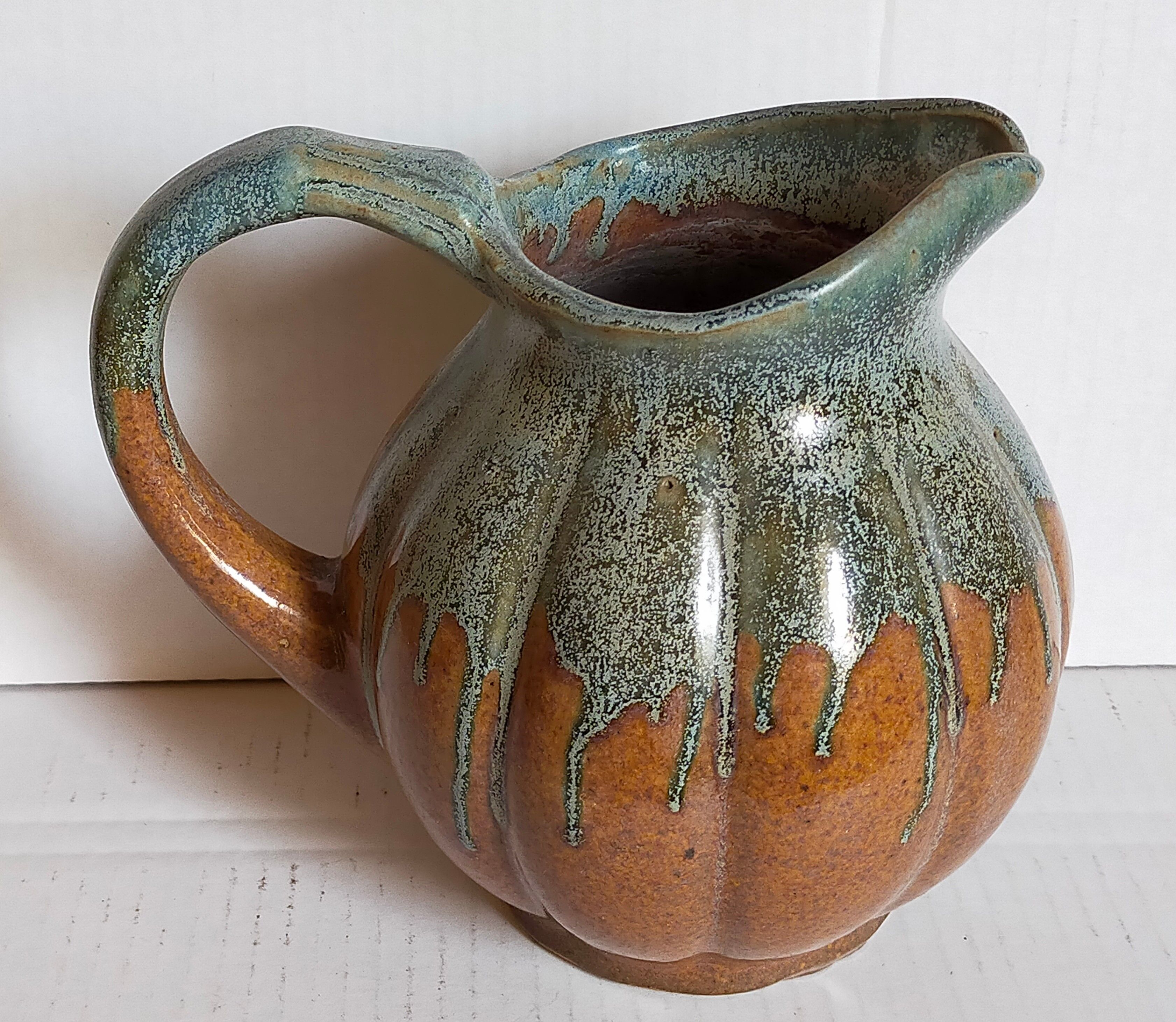 Pichet en grès émaillé Art-nouveau début XXème