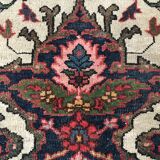 Handmade multicolored carpet 198x140cm