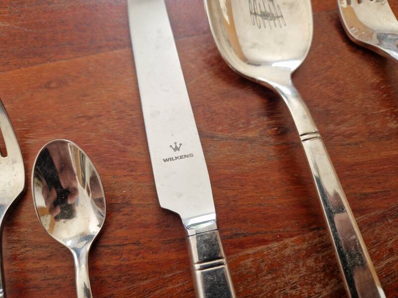 Wilkens - Set the table model Diamond in silver-plated metal Royal Design