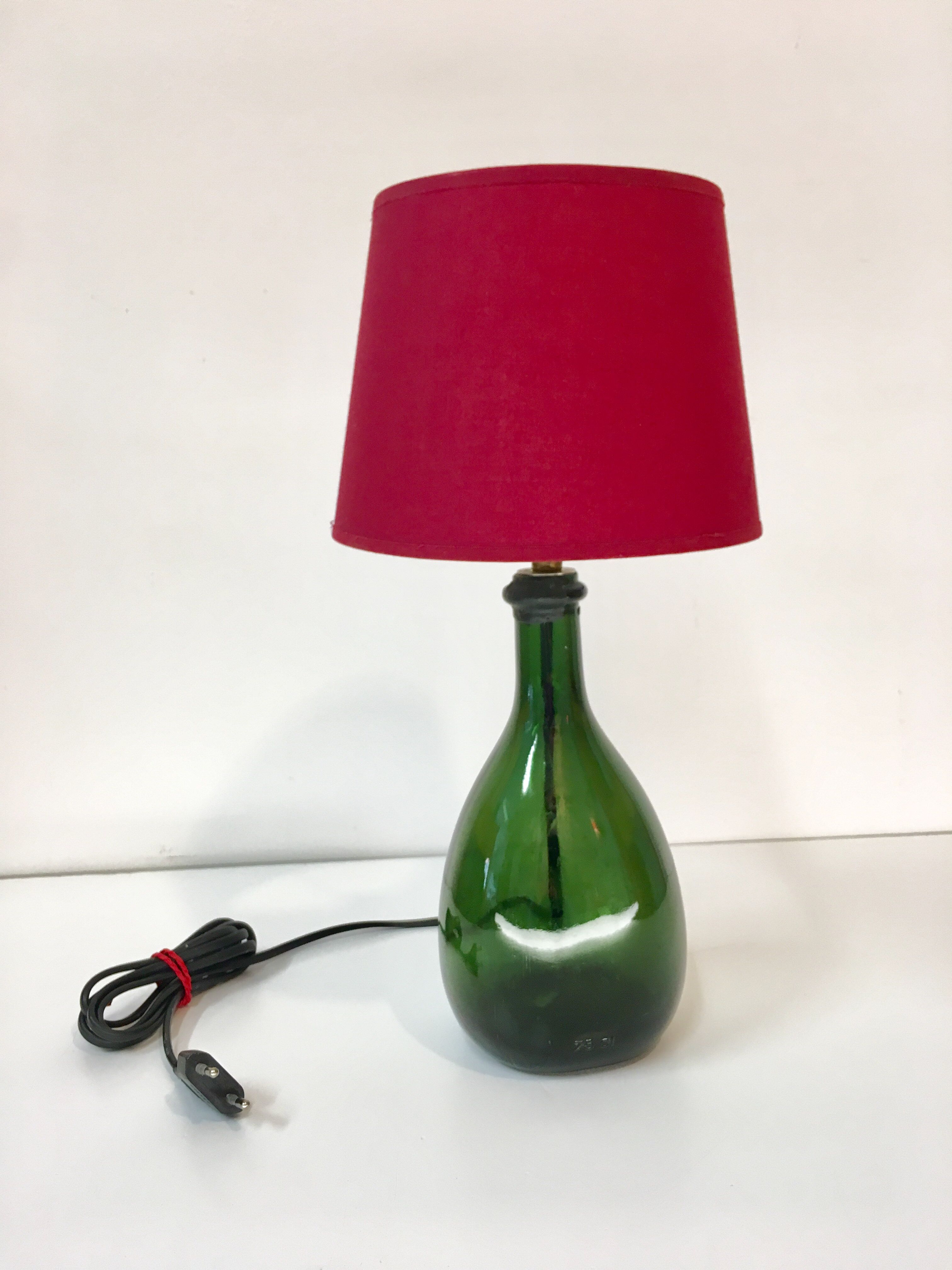 Lampe verre soufflé vintage