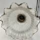 Paire de suspensions en verre holophane