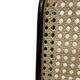 Chaise design Cesca modèle B32 en noir - structure noire