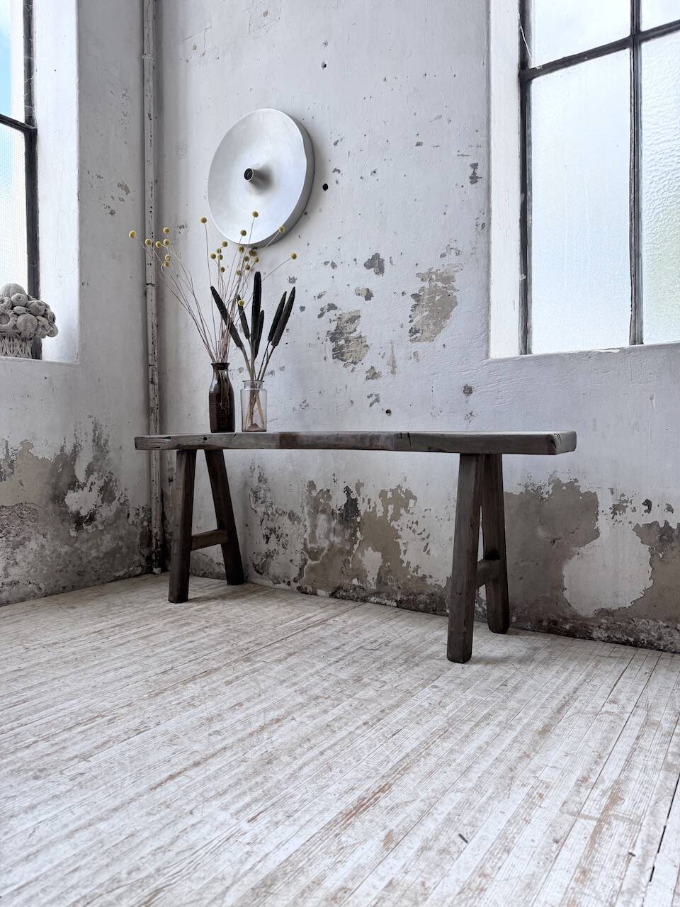 Banc console établi 1950