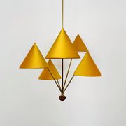 Lustre en laiton par Rupert Nikoll