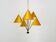 Lustre en laiton par Rupert Nikoll