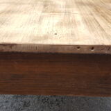 Table basse table de ferme brute
