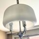 Adjustable suspension, metal and glass, circa 1960