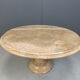 Vintage round Italian marble coffee table, 1960s