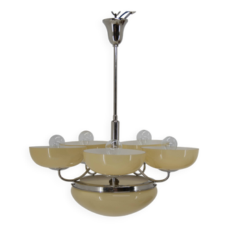 Large Art Deco Chandelier in Excellent Condition, 1930s
