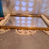 Art deco tray with rectangular mirror background