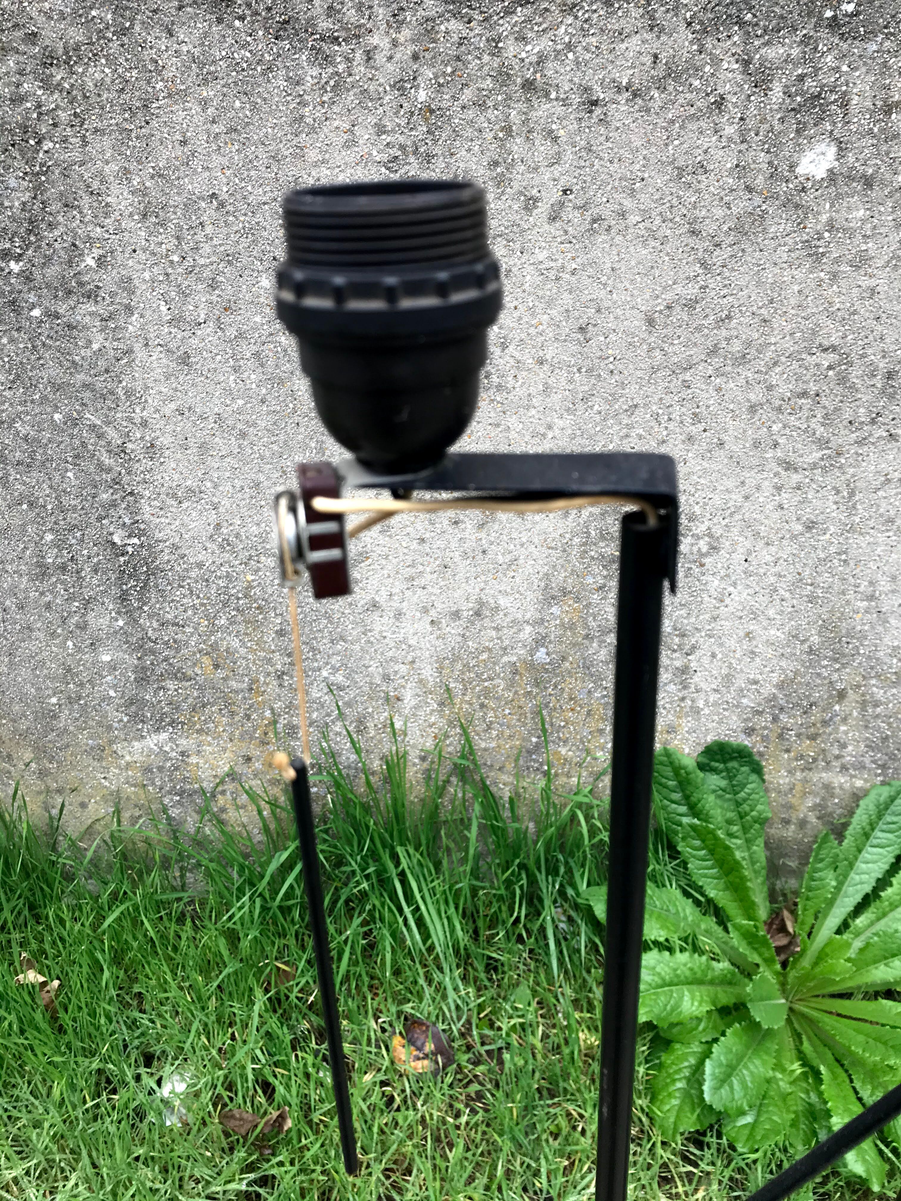 2-branched lamppost vintage 60s