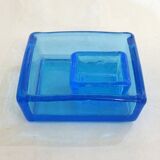 Pair of vintage turquoise trinket trays