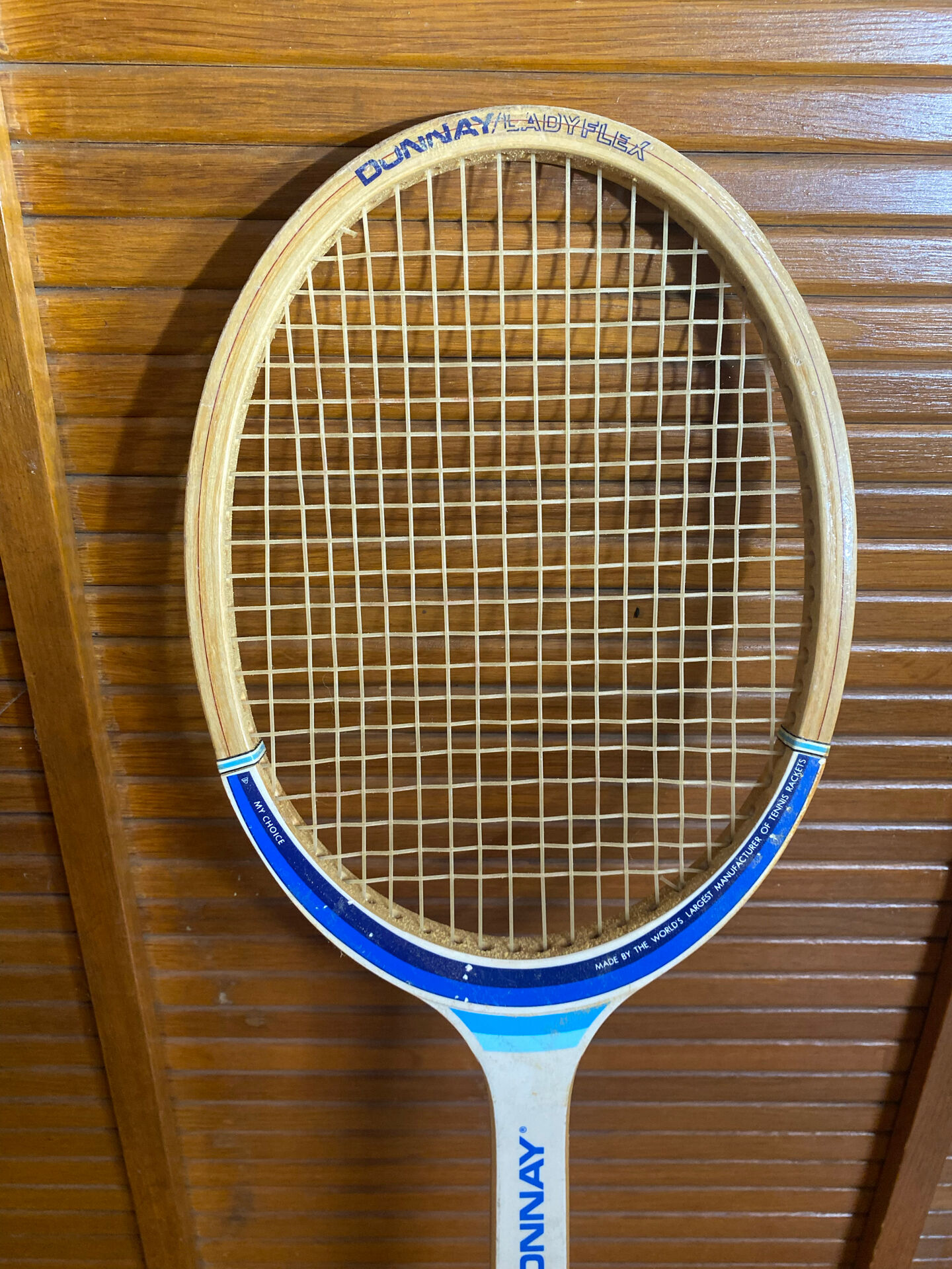 Vintage DONNAY Lady Flex Wooden Tennis Racket #E193