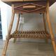 Pair of vintage rattan bedside tables 60 years