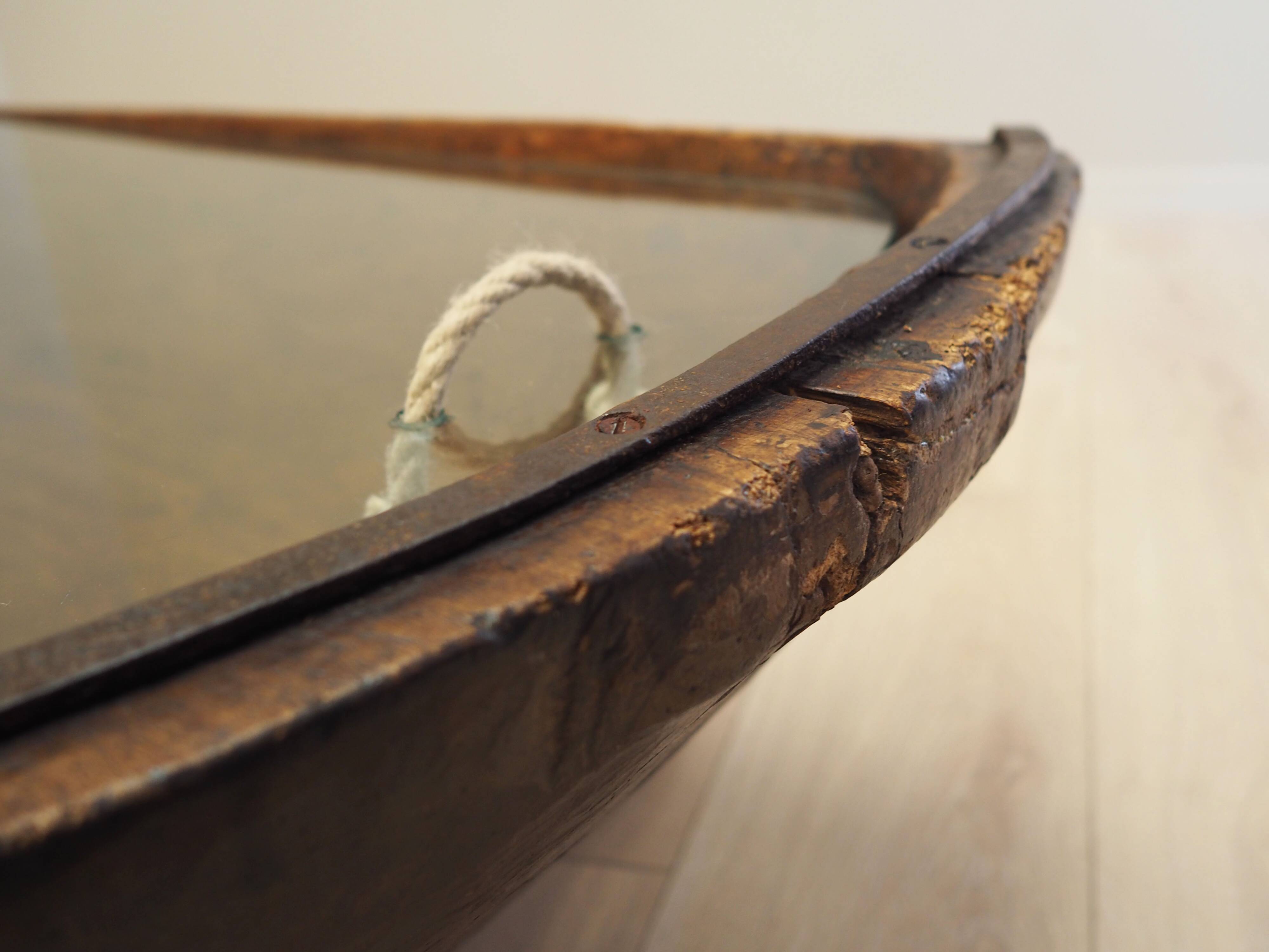 Pine coffee table, Italian design, 1960s, production: Italy