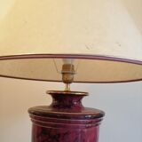 Living room lamp on column
