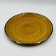 Vintage speckled yellow Palma plate Boch La Louvière