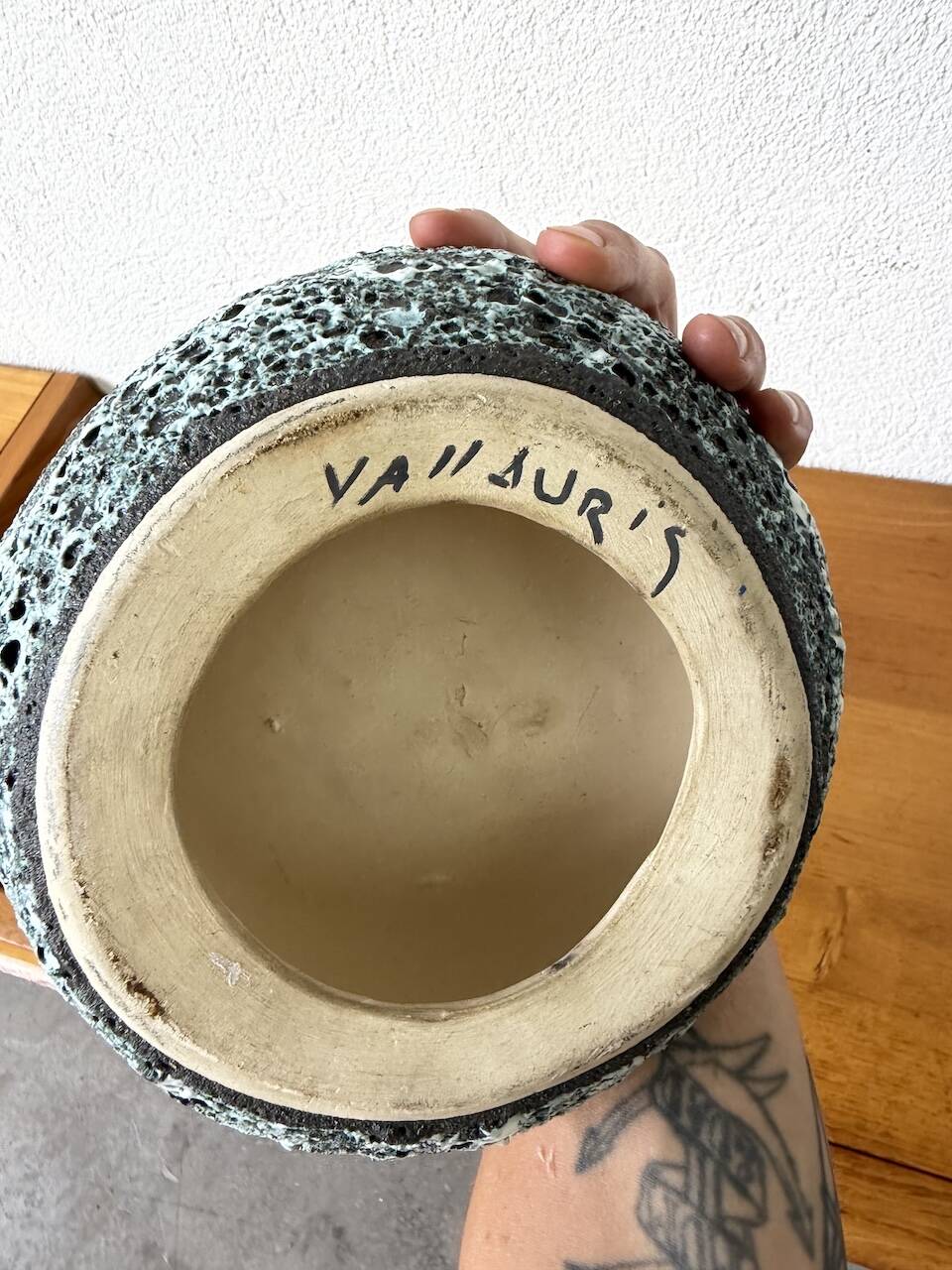 Cendrier Vallauris fat lava