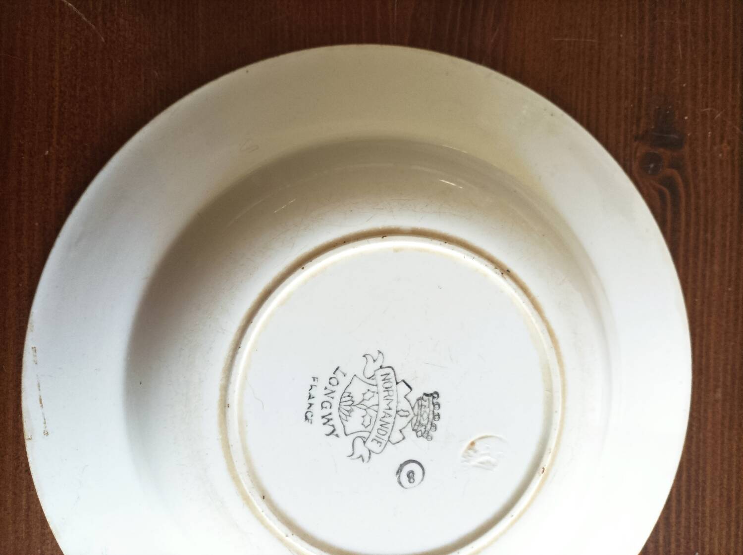 Plate Longwy Normandy 1757