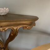 Golden baroque console
