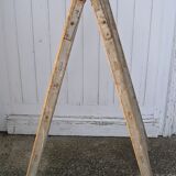 Old wooden painter ladder