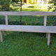 Banc en orme massif