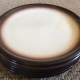 6 assiettes à dessert