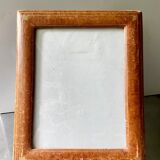 Cuir ancien avec dorure dimensions du cadre 31 cm x 25 cm
