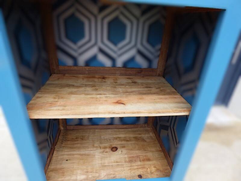 Antique Parisian style furniture with 2 solid wood drawers