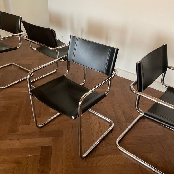 Lots de 4 fauteuils Fasem