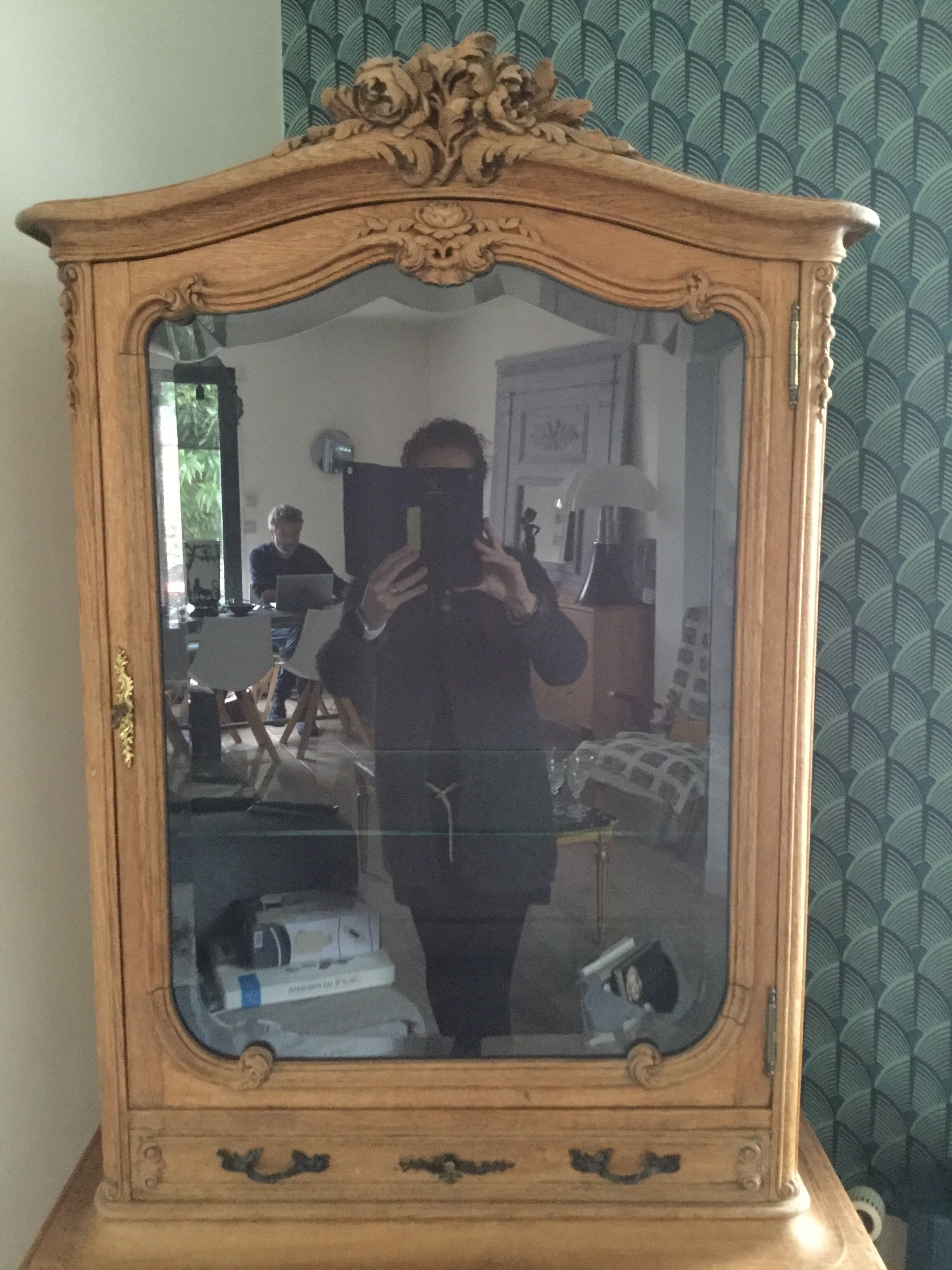 Meuble vitrine ancien