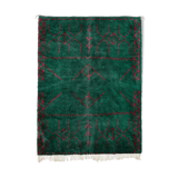 Tapis marocain moderne vert