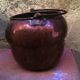 Old copper cauldron
