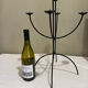Sculptural chandelier in wrought iron