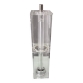 Vintage Dansk Style Acrylic Pepper Mill, Made in Hong Kong, 1970s