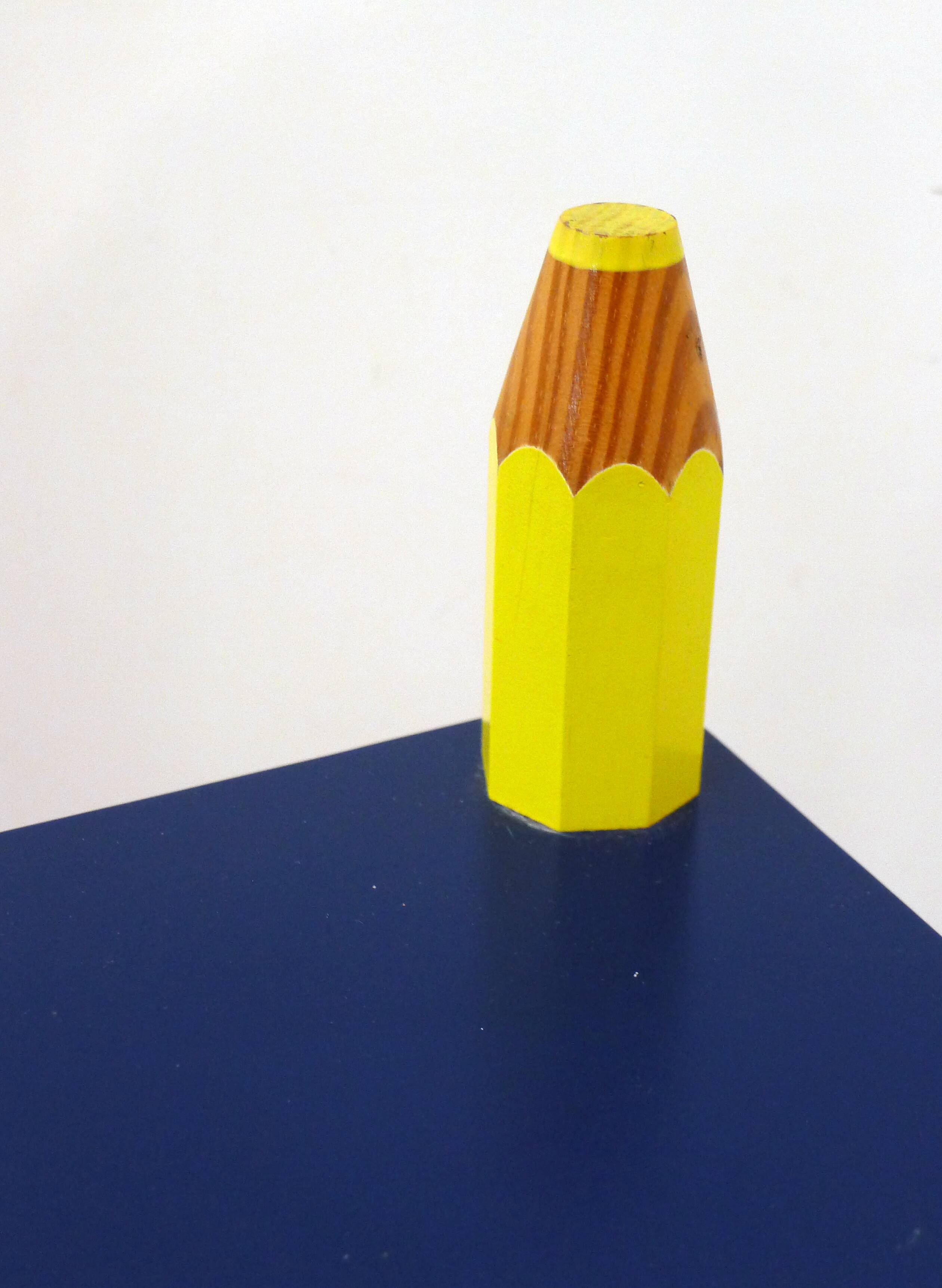 Side table / bedside table Colourful crayons 1980s