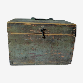 Old wooden case