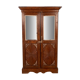 Old wardrobe art deco bookcase in burmese teak