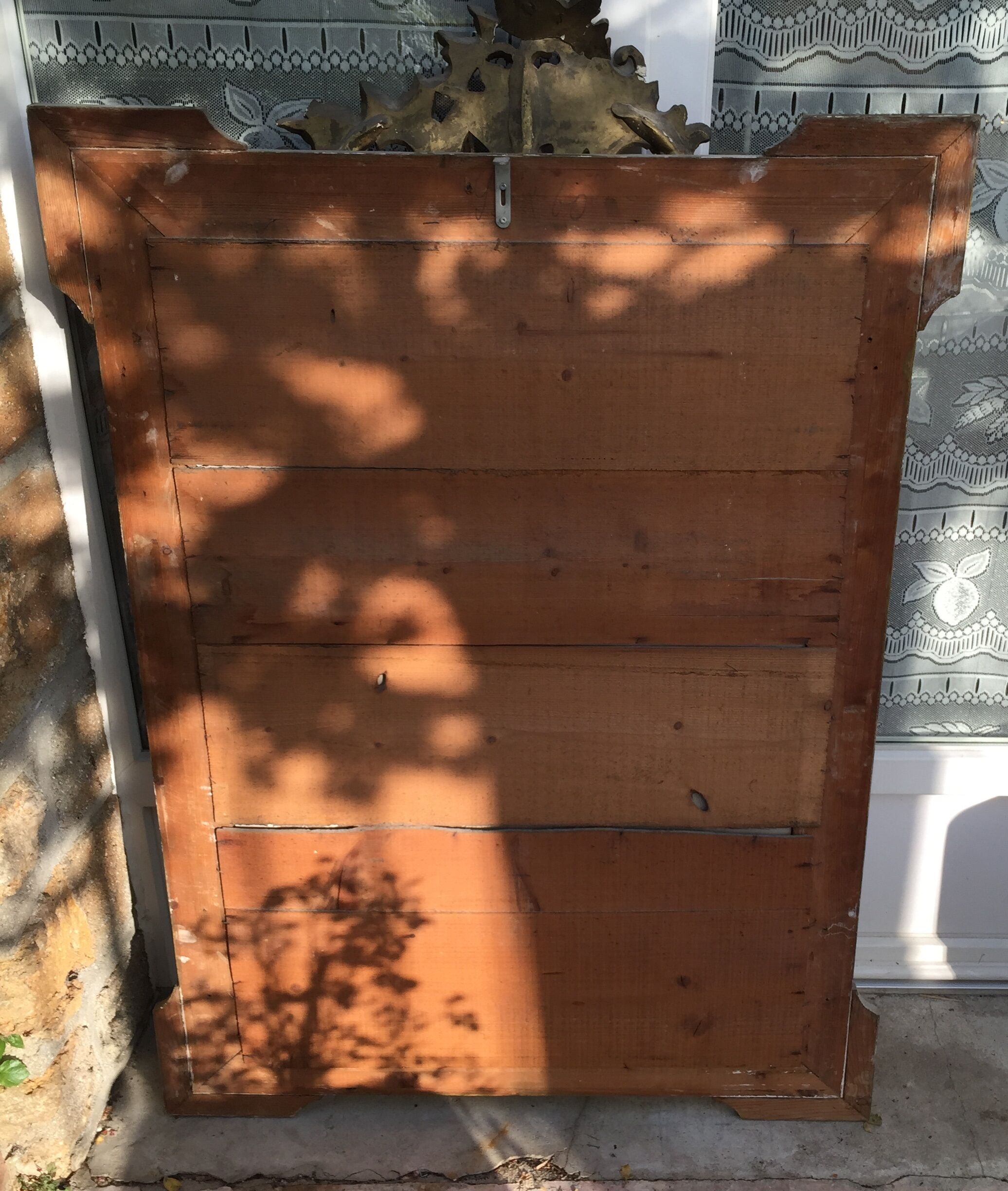 Former mirror wooden gold 130 x 85 cm