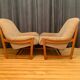 Une paire de fauteuils Tchécoslovaquie années 1970