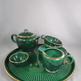 DUO tea service, Saint Clément, Vintage, green